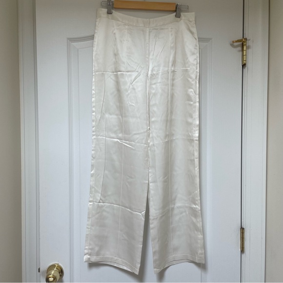 Silk Maison Pearl White Blazer Pant Set NWT - Picture 8 of 11